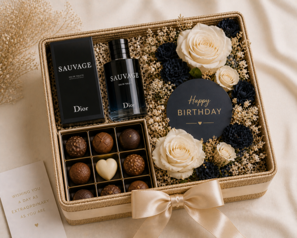 luxury birthday box perfume – men