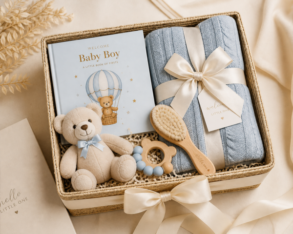 welcome baby boy box