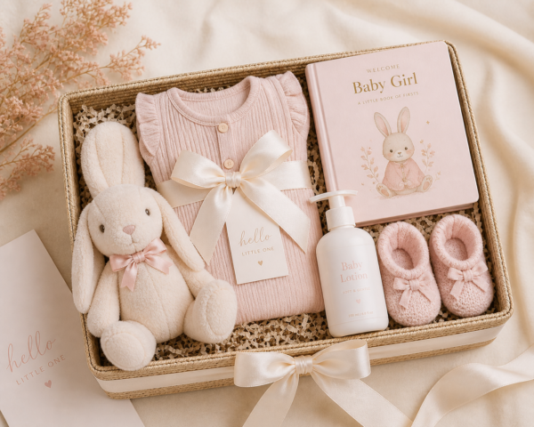 welcome baby girl box